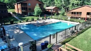 Piscina externa, piscina aquecida