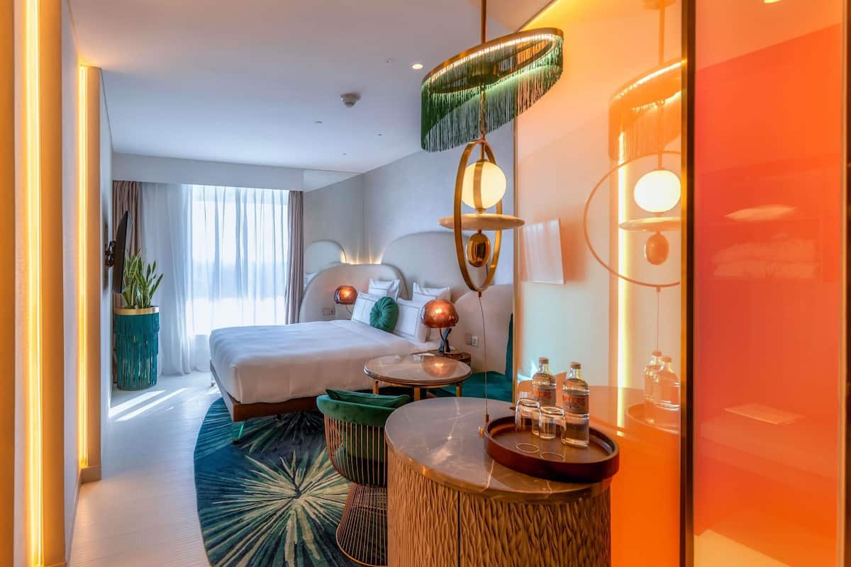 1 habitación, ropa de cama hipoalergénica y minibar