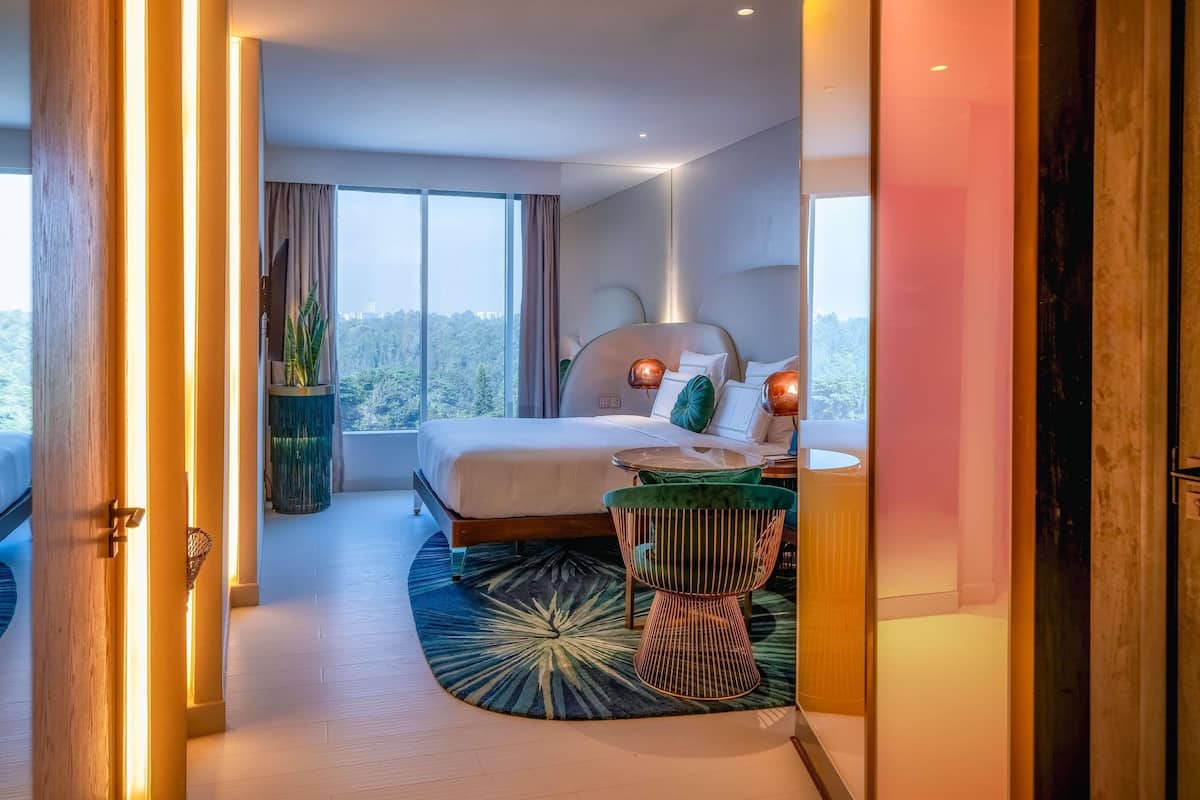 1 habitación, ropa de cama hipoalergénica y minibar