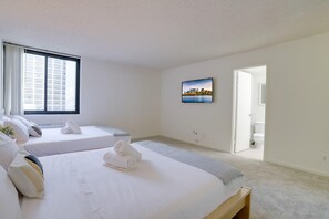 商務公寓 | 2 間臥室、高級寢具、書桌、遮光布/窗簾