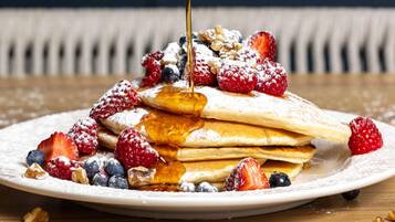 Daily buffet breakfast for a fee