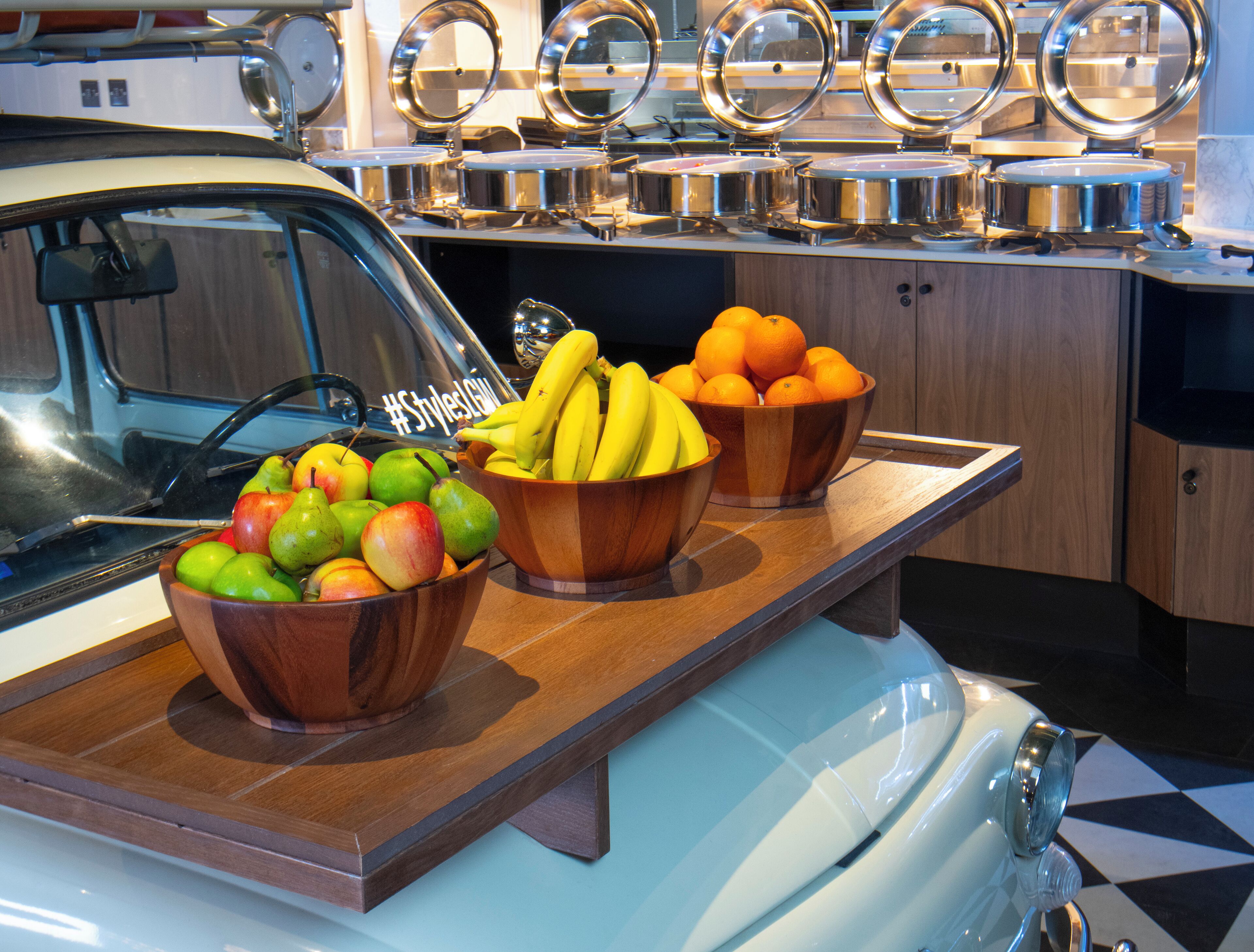 Morgenmadsbuffet hver dag (14.50 GBP pr. person)