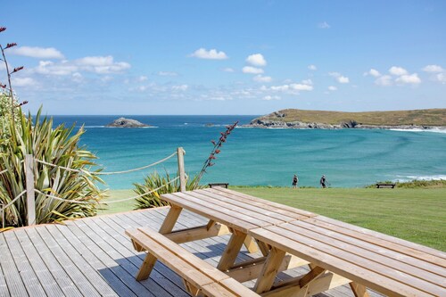 A large three bedroomed apartment in West Pentire, Crantock.