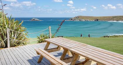 A large three bedroomed apartment in West Pentire, Crantock.