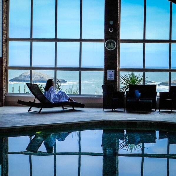 Indoor pool, a heated pool