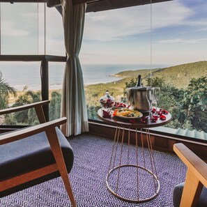 Chalé lua de mel | Vista para praia/oceano