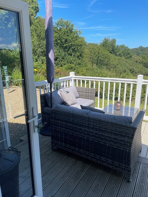 Chalet | Property grounds - Private Chalet in New Quay With Stunning Views (New Quay)