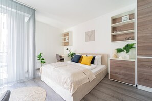 Décor unique, ameublement unique, rideaux d’obscurcissement