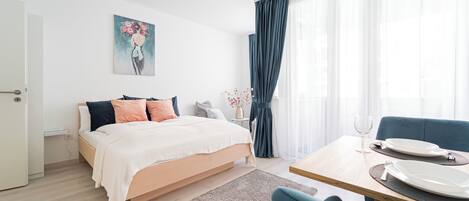 Individually decorated, individually furnished, blackout curtains