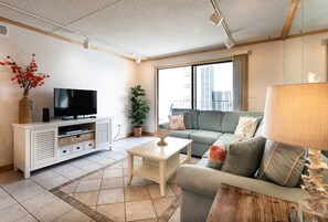 TV, DVD player - Beautiful Ocean View 2 Bedroom Condo (Ocean City)