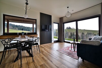 Maciejowe Wzgórze Jacuzzi, sauna, tężnia, balia. Apartament Maciejowa