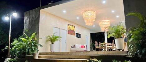 Fassade der Unterkunft