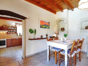 Dining - Villa Ovgoro, Provarma, pool, seaview balcony (Chania)