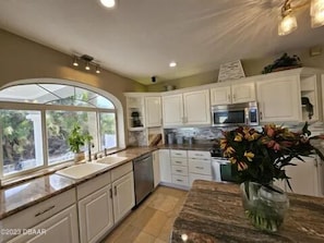 Private kitchen - Spacious one of a kind beachside home (Ormond Beach)