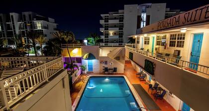 A newly renovated boutique hotel at Hollywood Beach, FL, steps from the sand.