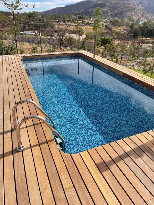 Cabaña Premier | Terraza o patio