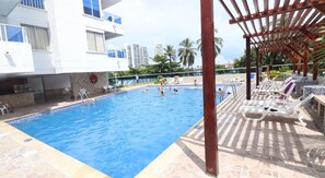 Outdoor pool - Apartamento AL1-LM Cerca al mar con Aire (Cartagena)