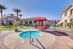 Et oppvarmet basseng