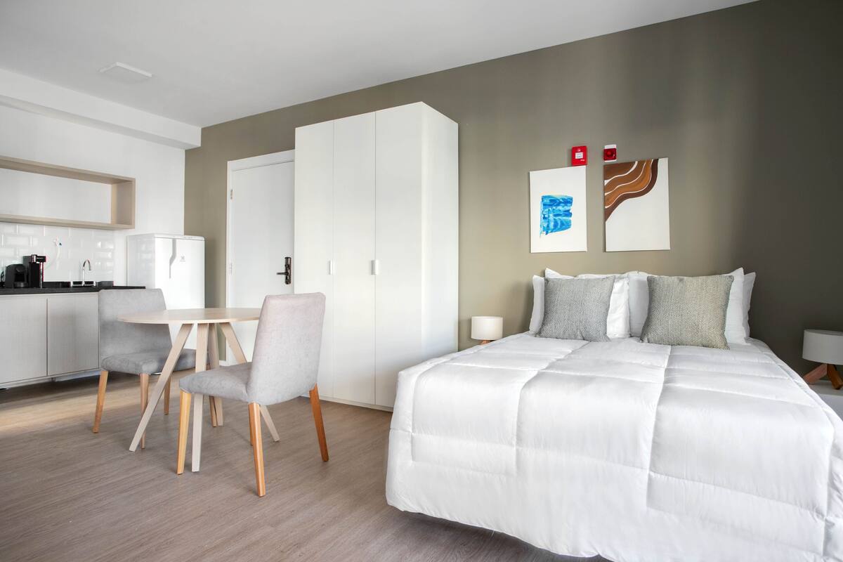 Luxury Studio | Premium bedding, individually decorated, individually furnished, desk