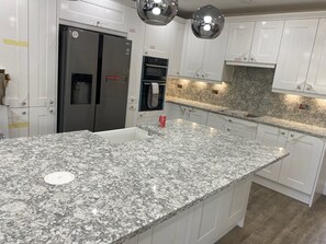 Fridge, oven, toaster