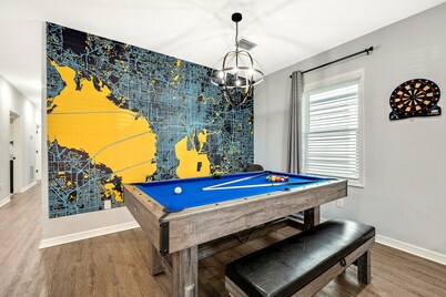 Spectacular 6-BR Duplex for 20, 4 Baths, Unmatched Comfort & Style!