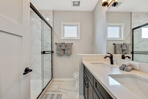 Shower, towels