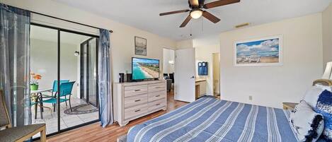 2 bedrooms, iron/ironing board, internet, bed sheets