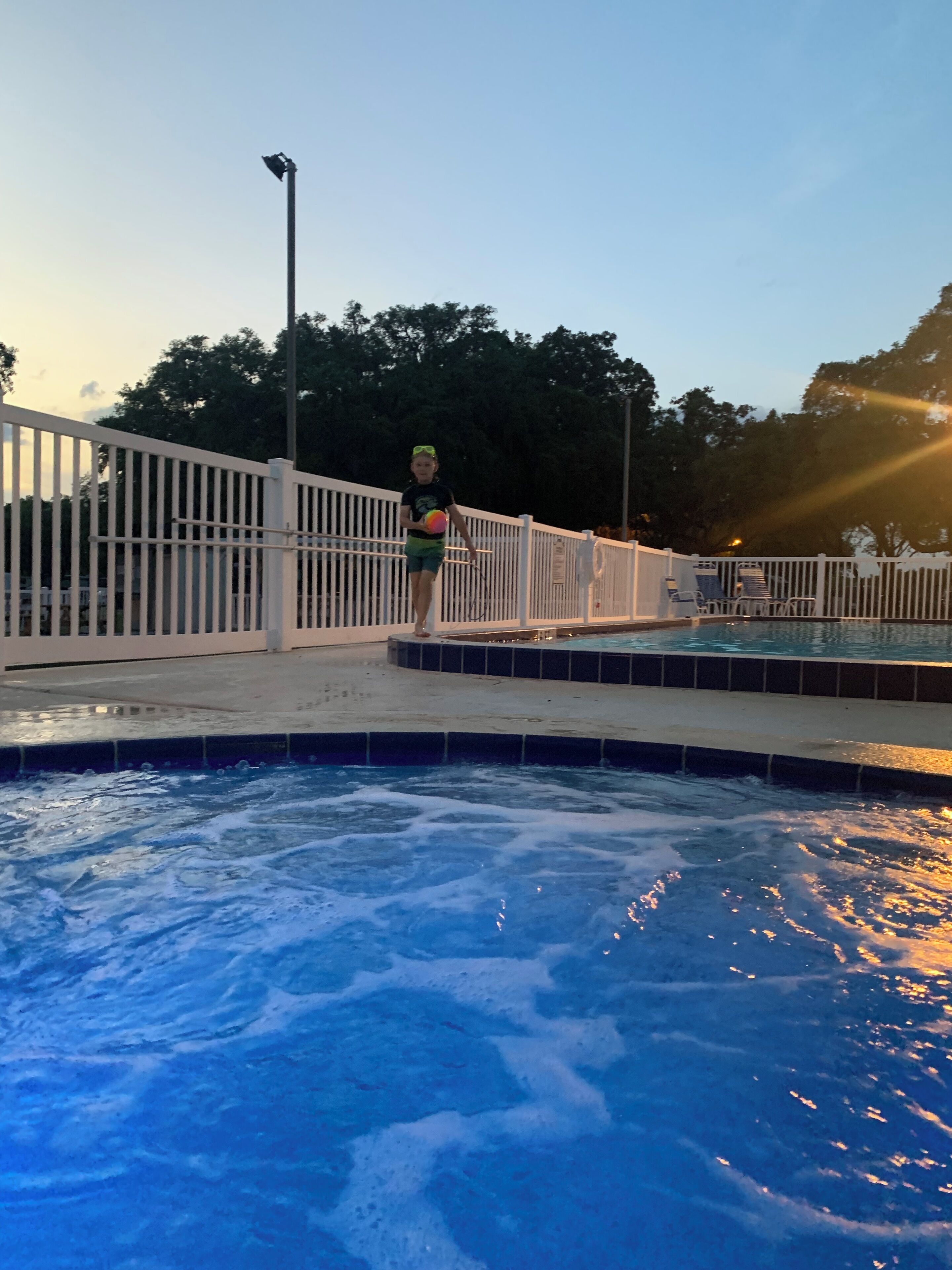 Außenpool, beheizter Pool