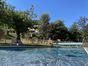 Outdoor pool - Mas Mialou - L'atelier met Zwembad, Rustig Gelegen op 5 min Lopen van het Dorp (Saint-Jean-du-Gard)