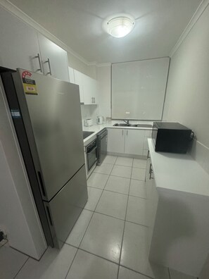 Fridge, microwave, oven, stovetop - Beachside apartment at Surfers Paradise, Gold Coast (Surfers Paradise)