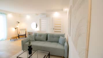 City-Apartment | Wohnbereich | Fußbodenheizung