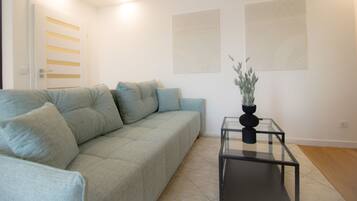 City-Apartment | Wohnbereich | Fußbodenheizung