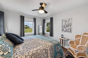 2 bedrooms, iron/ironing board, travel cot, WiFi