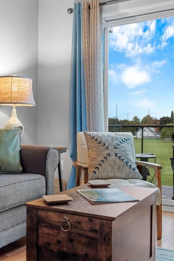 TV connectée, cheminée