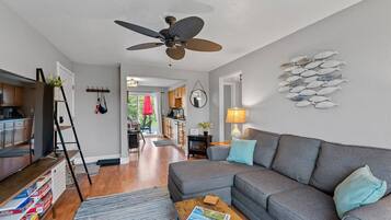 TV connectée, cheminée