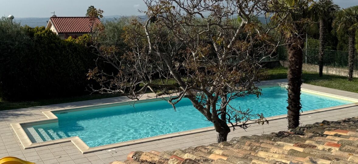 Una piscina riscaldata