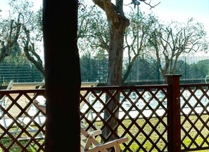 Terrace/patio - VIVA3 - Numana, large three-room apartment in villa with swimming pool (Numana)