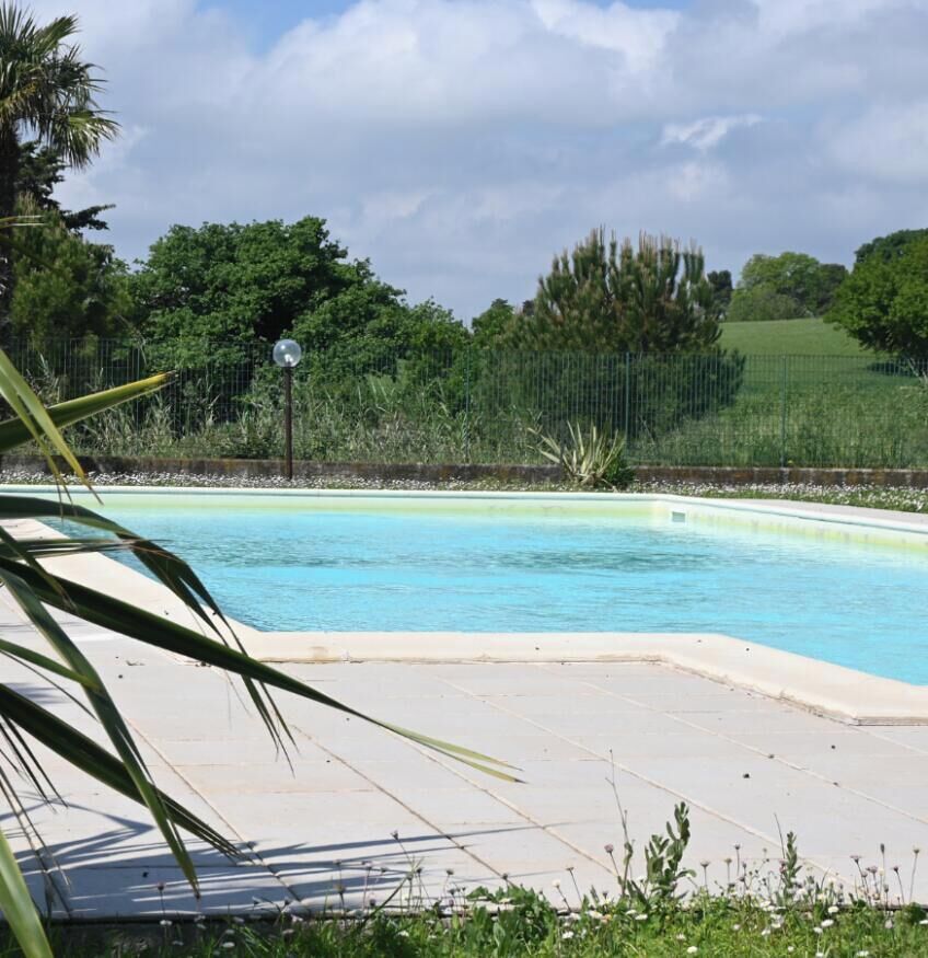 Una piscina riscaldata