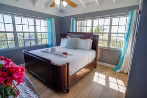 3 bedrooms, iron/ironing board, free WiFi, bed sheets - Tropical Villa Paradise: Pool, Beach & 360° Views (Providenciales)
