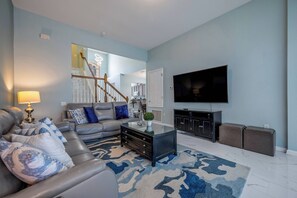 TV, video games, foosball