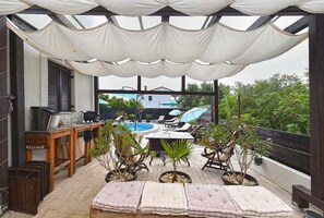 Terrace/patio - Holiday apartment with air conditioning (Barbariga)