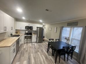 Fridge, microwave, oven, stovetop - Unwind in our Cozy Farmhouse Nestled in a Serene Country Setting (McKinney)