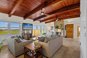 Smart TV - Sunset Vista | Private Dock, Dog-Friendly Home | My Beach Getaways (Pensacola Beach)