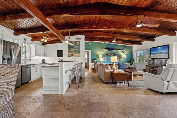 Smart TV - Private Dock, Dog-Friendly Home | Sunset Vista | My Beach Getaways (Pensacola Beach)