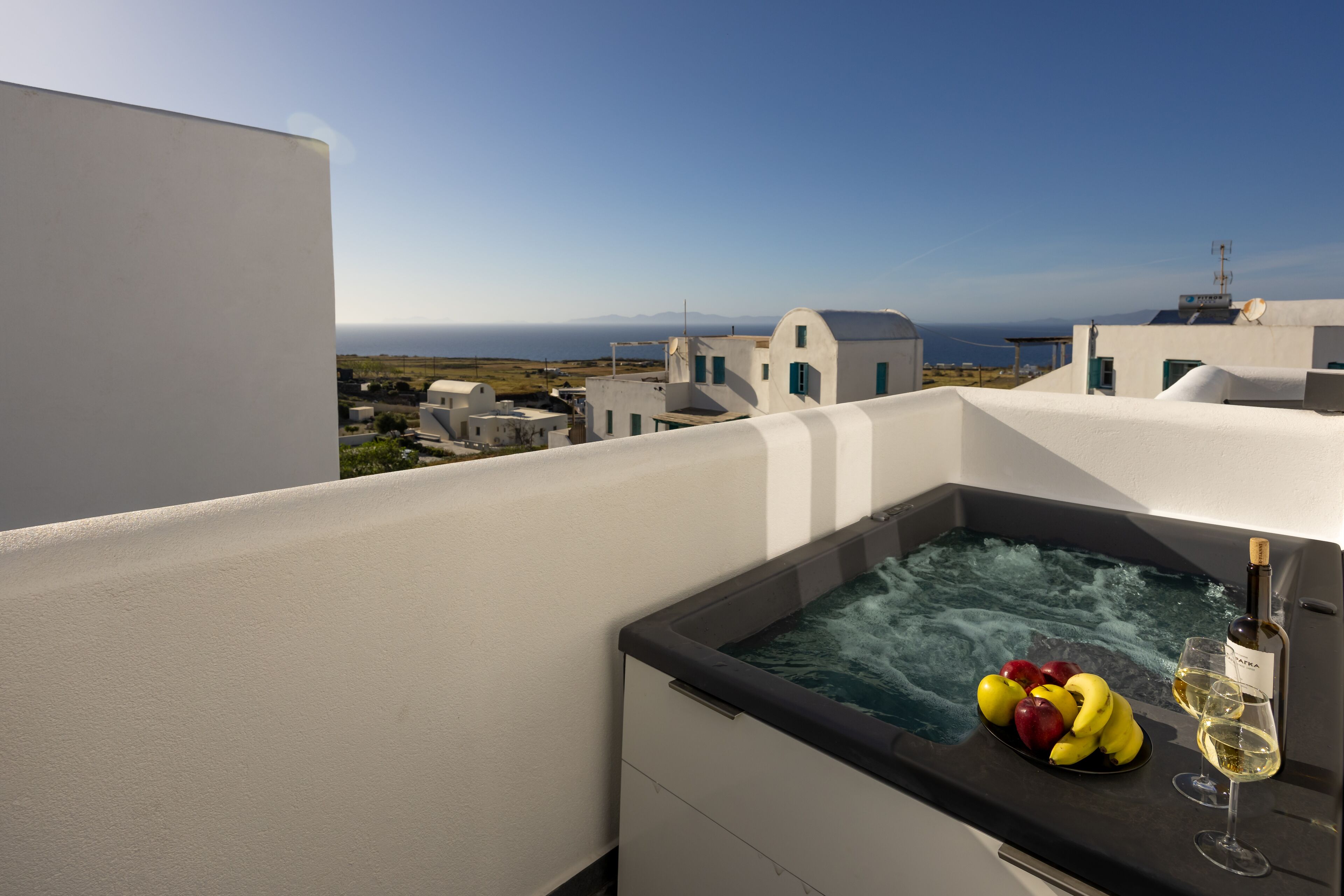 Bañera de hidromasaje privada