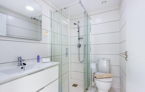 Shower, hair dryer