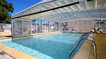 Indoor pool, a heated pool
