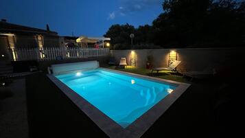 Una piscina riscaldata