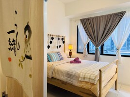 2 habitaciones, ropa de cama de alta calidad y colchones Select Comfort