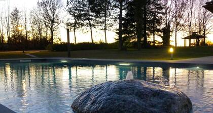 Maison de vacances privée avec piscine privée, climatisation, WIFI, TV, patio, vue panoramique